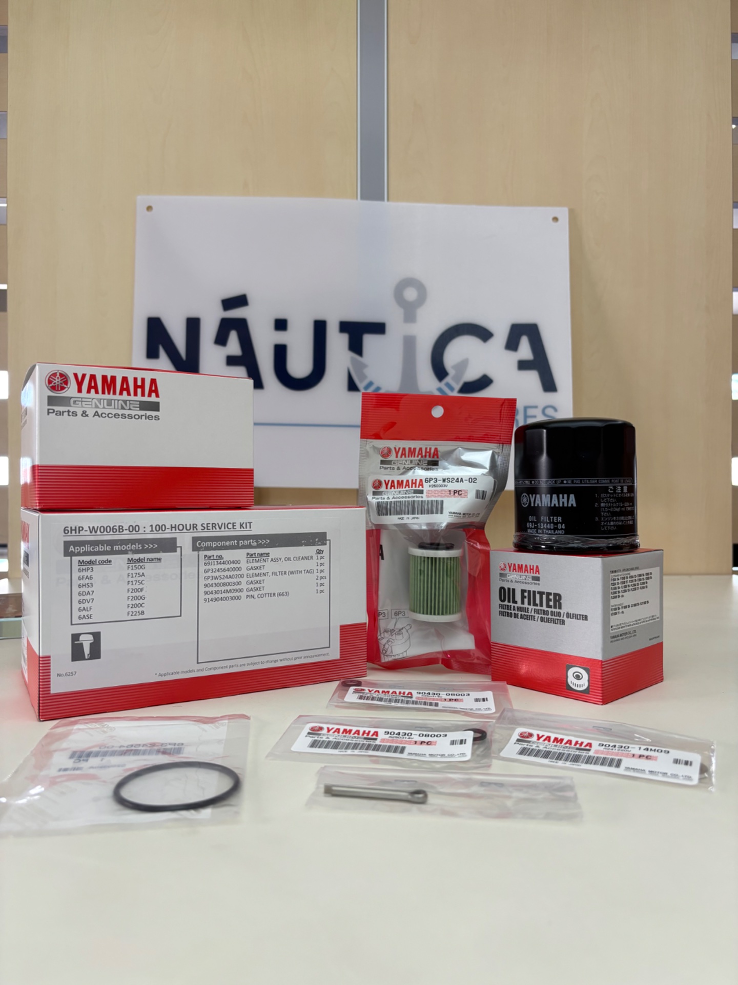Kit Manutenção Yamaha 100H F150G  F175A/C F200 F/G/C F225B